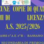 copie di quadri esami di Stato Primo Ciclo a. s. 2025-26 classi 3A-3B Bassano