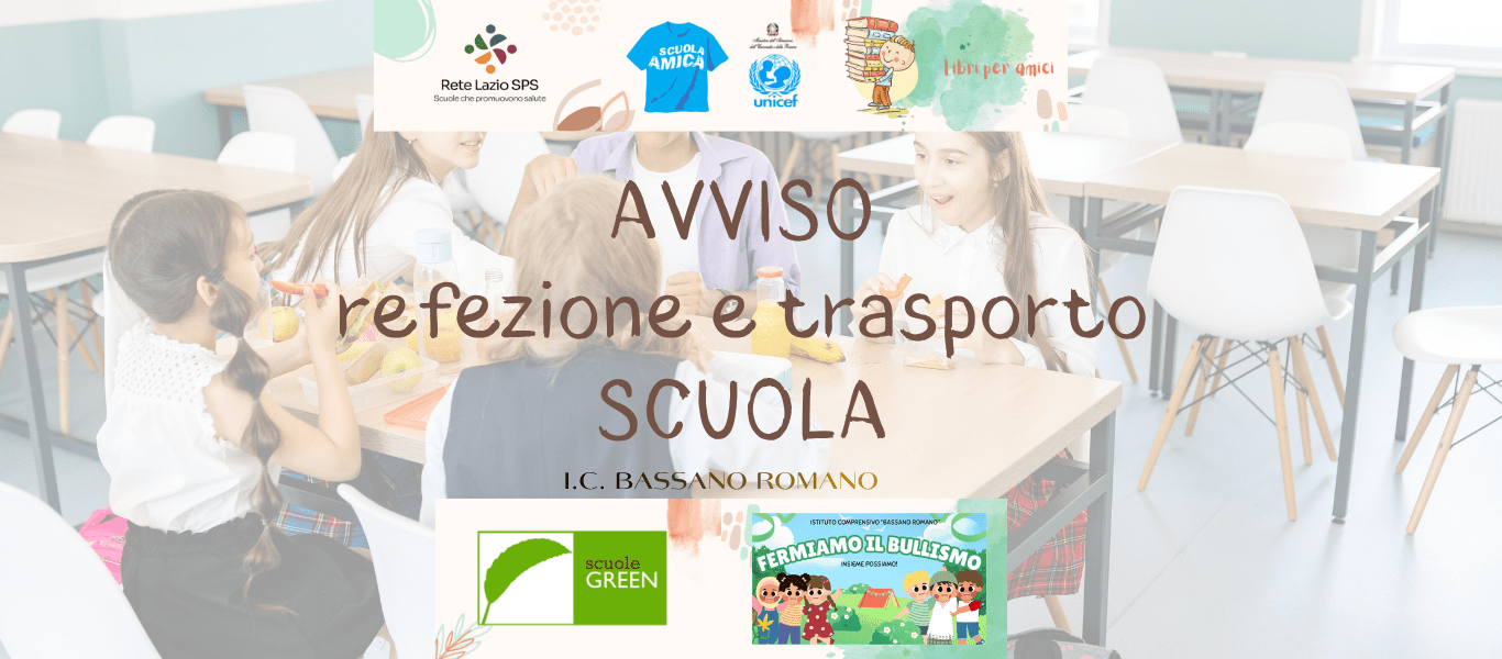 Refezione e trasporto AVVISO