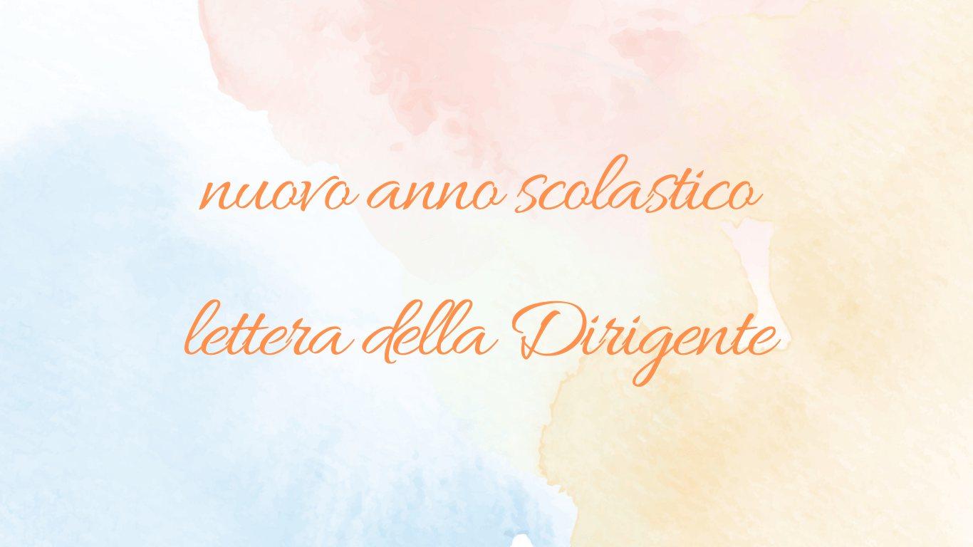 Lettera della Dirigente