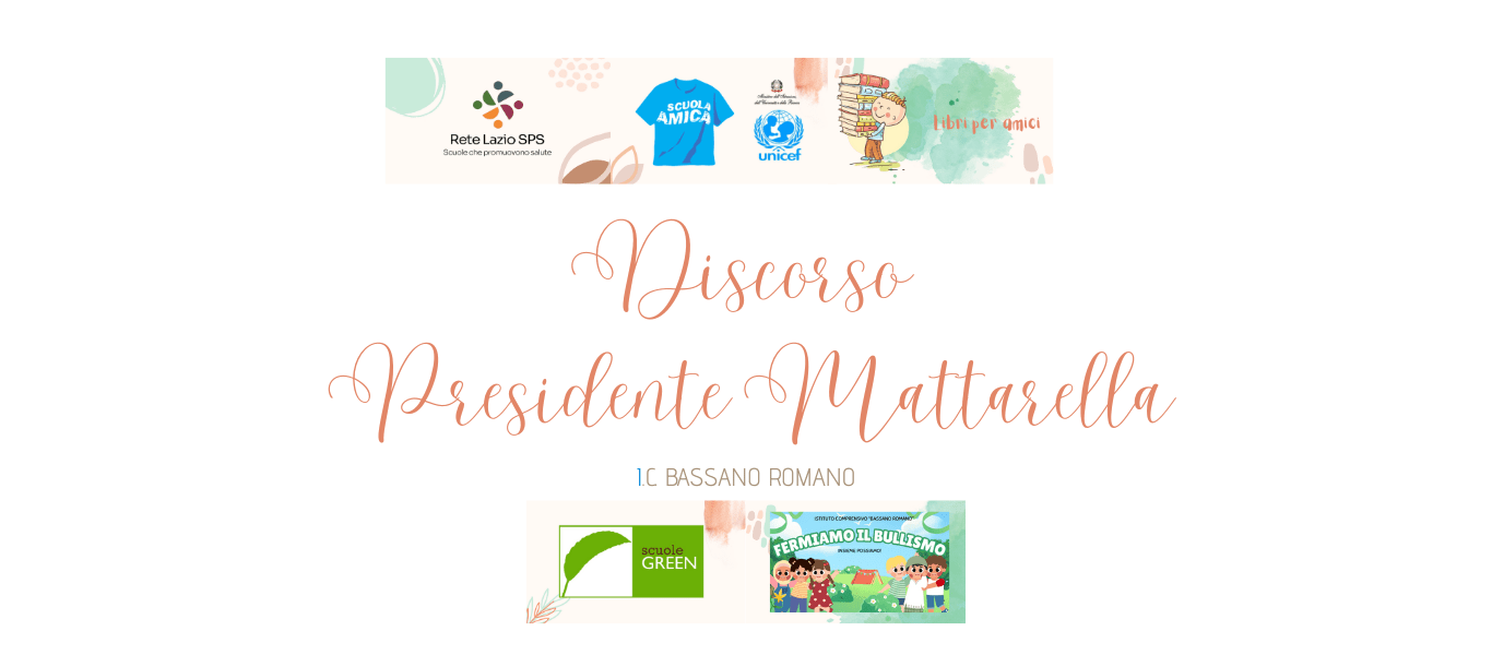 Lettera del Presidente della Repubblica