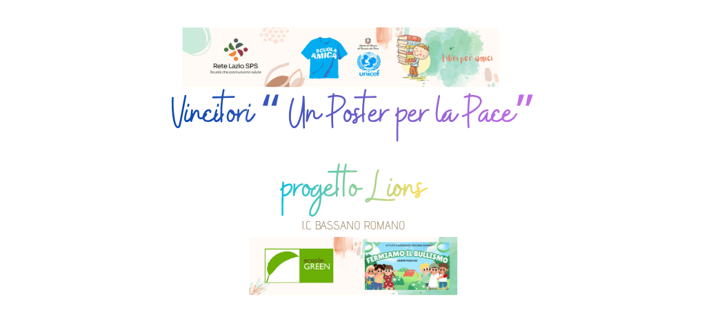 Concorso Lions “Poster per la Pace” – Uniti come una cosa sola